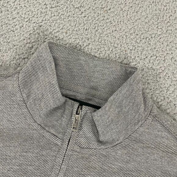 Rodd & Gunn 1/4 Zip Sweater  Men L Gray Long Sleeve Elbow Pads Pullover - Picture 3 of 10